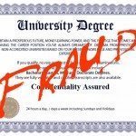Fake University Degree Scam